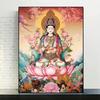 5D Religiöse Kunst Diamant Malerei DIY Buddha Lotus Kreuz Stickerei Volle Quadratische Kreis Mosaik Puzzle Dekoration Handwerk