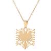 Kpop moda araña colgantes de Halloween cadena cruzada redonda collares para hombres Color plata cadena de cuello gótico pareja ropa de calle regalos