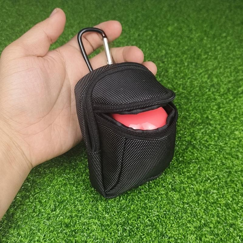 Golf Ball Holder Portable Golf Ball Accessories Multi-Pockets Zipper Handbag Bag