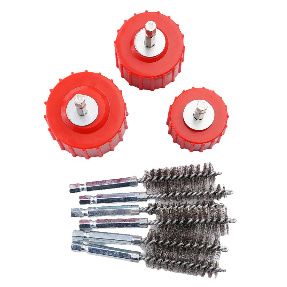 Copper Pipe Cleaner With Stainless Steel Wire Bristles Cleans Copper Pipes Tubes And Fittings For Soldering
