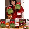 Christmas Gift Box Santa Claus Deer Plush Toy Doll With Pp Cotton Filling For Holiday Decor And Gift Giving
