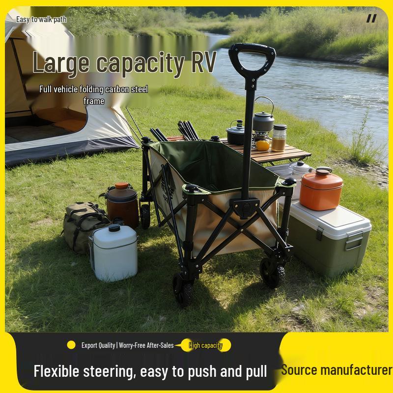 Portable Foldable Handcart for Outdoor Camping & Travel