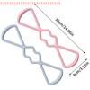 Elastic Stretch Band Yoga 8-Figure Tensioner Open Back Shoulder Stretching Belt Yoga Tool for Practice And Workout