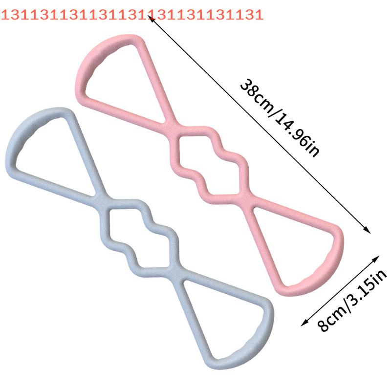 Elastic Stretch Band Yoga 8-Figure Tensioner Open Back Shoulder Stretching Belt Yoga Tool for Practice And Workout