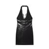 2025 Fashion Sequin Halter Neck Dress for Women - European and American Style
