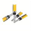 4pcs,1/4-Inch Shank Bearing Guided Pattern Router Bit - Woodworking Edge Trimming Tool with Double-Edged Straight Cutter