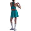 Nike Logo Fitted Round Neck Short Sleeveless Dress Women Dresses Blue-Green FZ6742-345
