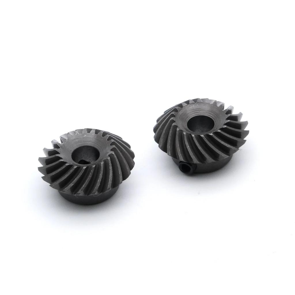 1:1 Spiral Helical Bevel Gear 1M 20T 6/8/10mm Car Model Differential DIY Steel Gear 90 Degree Installation