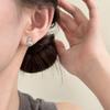 Elegant Chinese-Style Crushed Ice Bing Hulu Earrings: Sweet, Luxurious, Compact, Versatile, High-End Jewelry for Women.