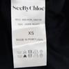 SEE BY CHLOE Short Sleeve Sleeve Change Cut XS Navy System Women Used