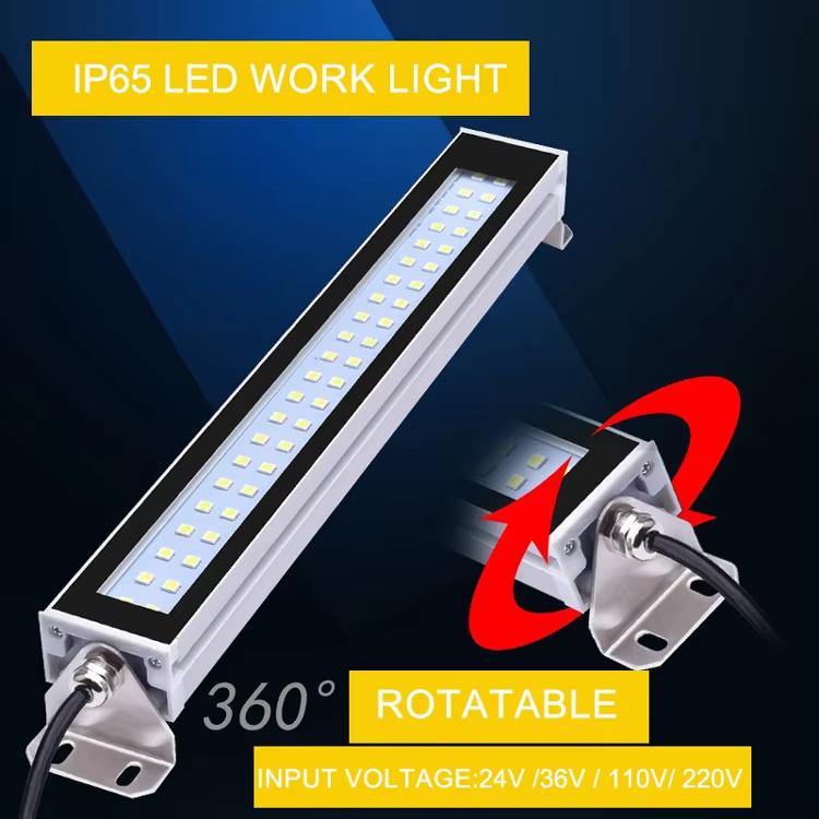 22CM 35CM 40CM 52CM 220v 24v IP67 Waterproof Oil-proof Dust-proof Led Bar Lamps LED Industrial Lamp Machine Work Tool Lights
