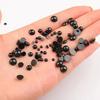 100-500Pcs Durable 3-8mm Half Round Beads Black Round DIY Crafts Eyes Accessories Plastic Toy Eye Bead Children Kids