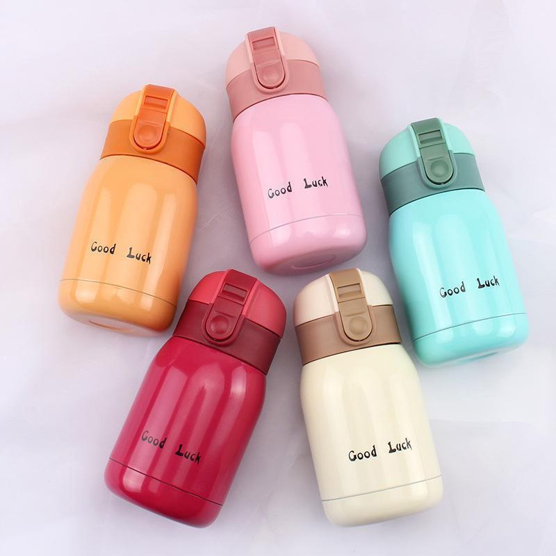 Mini Thermos Cup 200Ml/360Ml Pocket Cup Stainless Steel Thermal Coffee Mug Vacuum Flask Insulated Hot Water Bottle Kids Gift