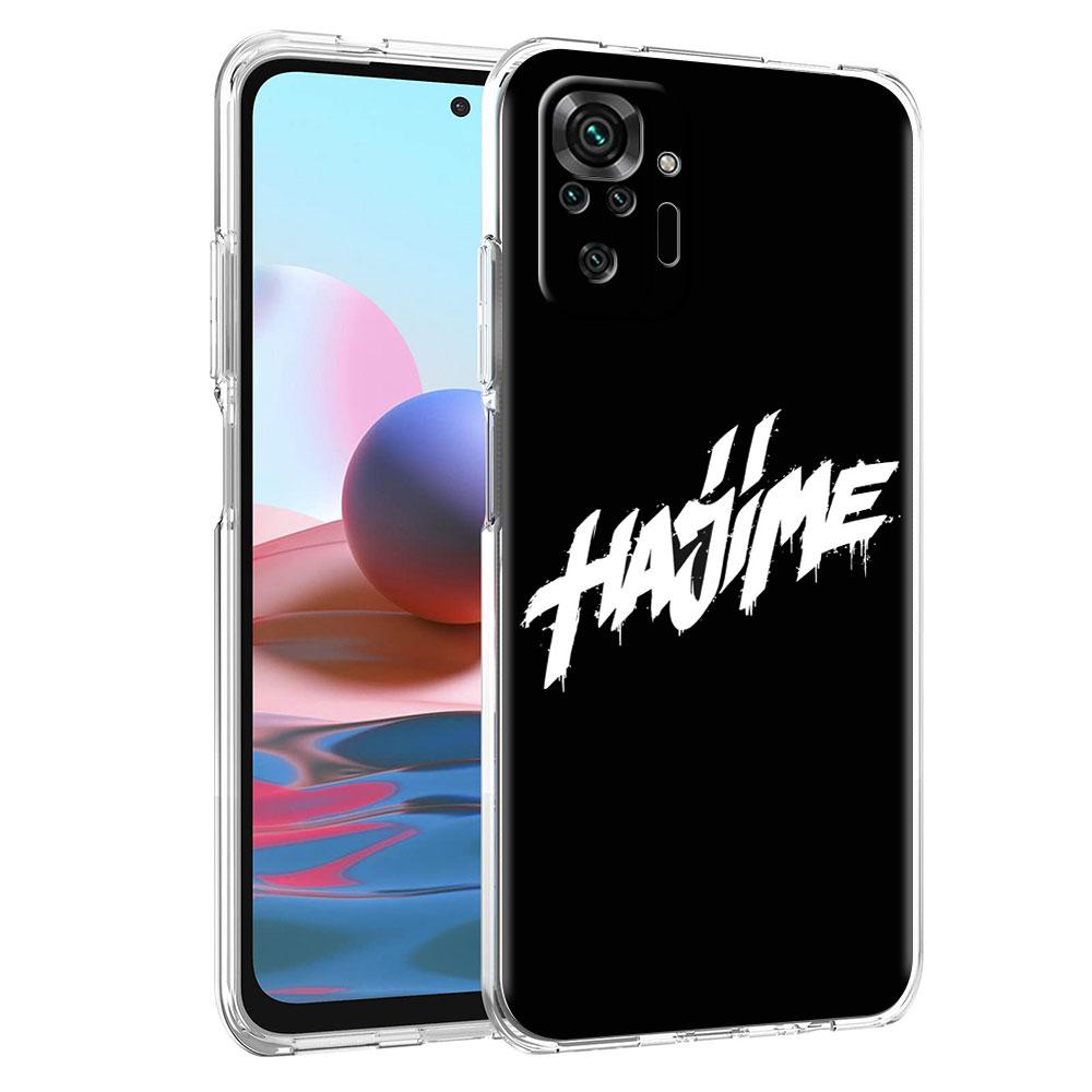 Soft Clear Case For Xiaomi Redmi Note 10 9 8 Pro 9S 10S 8T 9A 9C K40 7 9T 8A Silicone Phone Cover Hajime MiyaGi Andy Panda Funda