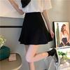 2026 Summer Slimming Pleated Little Black A-line High Waist Plus Size Anti-exposure Student Skirt.