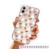Spider web pumpkin ghost applies to Apple 16promax mobile phone case 15plus transparent 1413 airbag 12 bursts