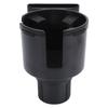 Expansor de Porta-Copos de Carro Design 2 em 1 Base Ajustável Porta-Copos de Bebida Universal para Carro com Suporte para Telefone e Cabo de Dados
