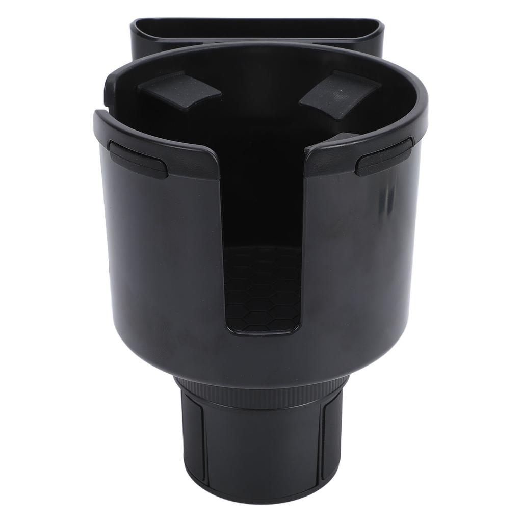 Expansor de Porta-Copos de Carro Design 2 em 1 Base Ajustável Porta-Copos de Bebida Universal para Carro com Suporte para Telefone e Cabo de Dados