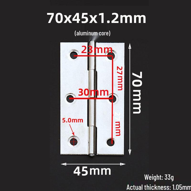 Stainless Steel Folding Casement Hinge for Doors, Windows, Wooden Boxes & Luggage (1-4 inches)