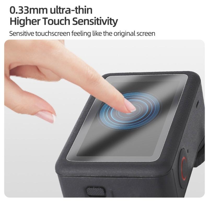Scratch Resistant Screen Protector Film High Transparency Clear Visuals Fingerprint Resistant Layer For Miniature Camera