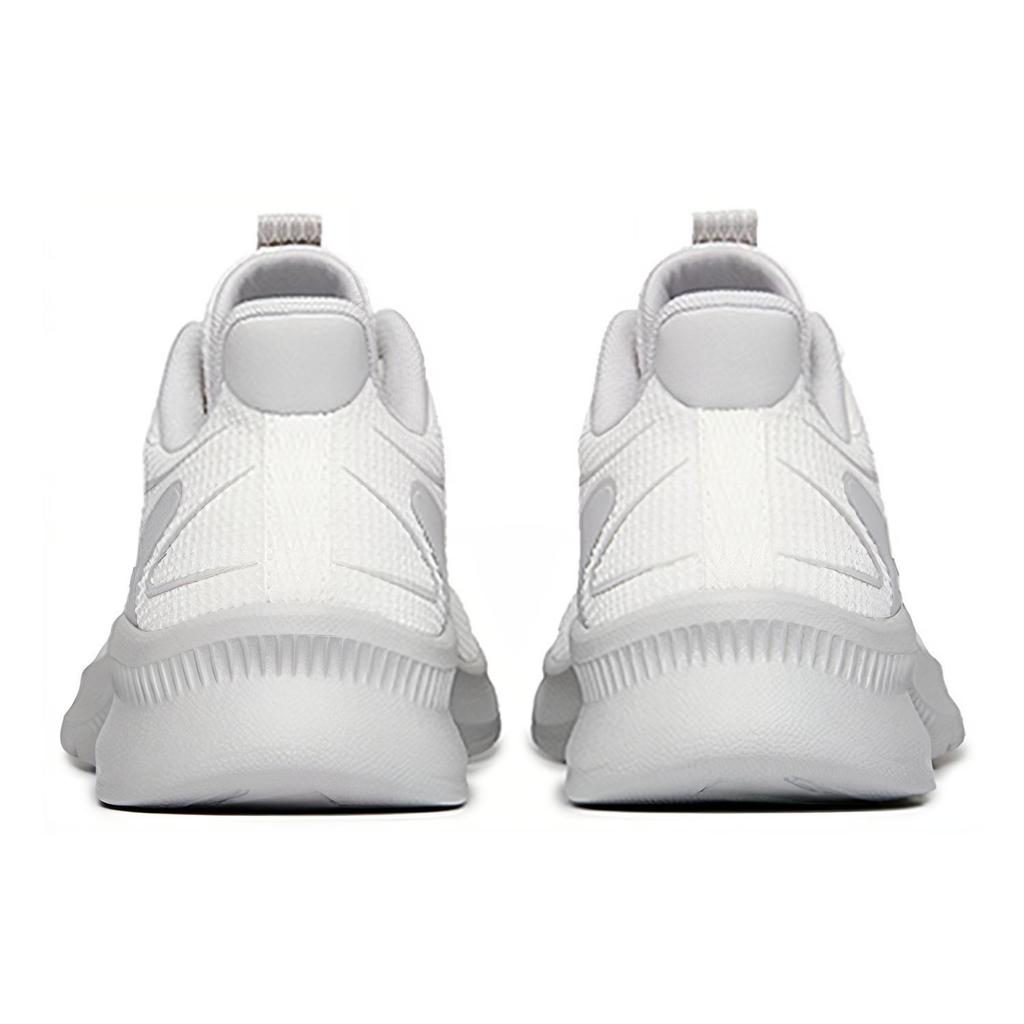 New Anta Running Collection Cushioned Slip Resistant Abrasion Resistant Breathable Low Top Running Shoes Men's White Gray 912235581-2