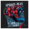 Spider-Man Unisex Adult Is Coming To Town Long-Sleeved Christmas T-Shirt
