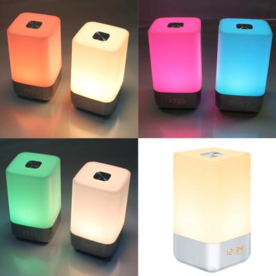 Despertador Luminoso Lâmpada de Cabeceira Com Simulação de Nascer e Pôr do Sol Para Despertar Natural Lâmpada de Mesa de Cabeceira