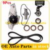 56992-RV0-A05 9Pcs New Timing Belt + Water Pump Kit For Honda Odyssey Pilot Accord Aacura RL MDX TL56992-RV0-A05 56992 RV0 A05