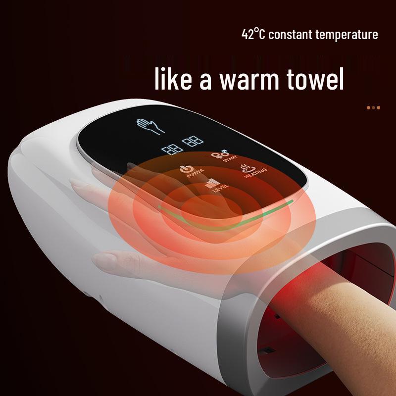 Electric Hand Massager with Airbag, Heat, and Finger Joint Kneading
