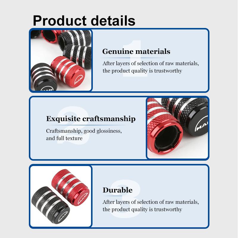 For Man 4/8Pcs Car Tire Valve Stem Cap Knurling Style Tire Valve Cap eTGX TGX TGM TGA TGS eTGS TGE