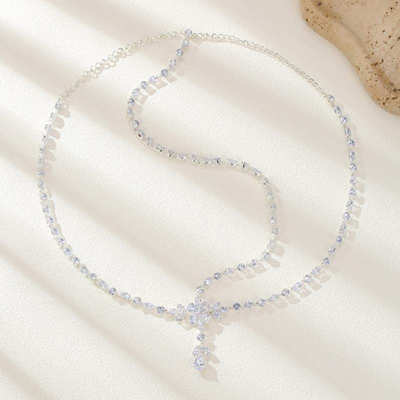 Bohemian Styles Rhinestones Forehead Chain Featuring Grids Designs For Music Festivals And Travel