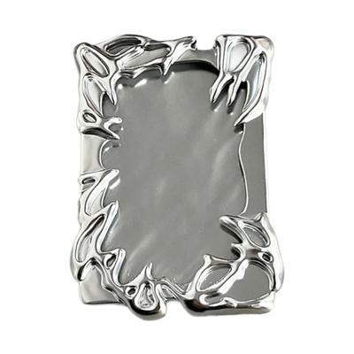 Original Galvanisierter Kunststoffrahmen Fotoalbum Kreative Idol-Fotokartenhalter für 3-Zoll-Karten