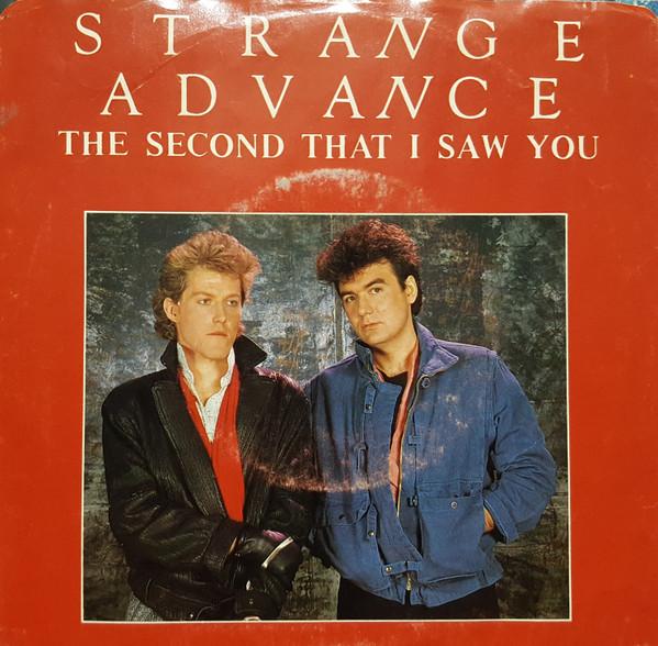 

7inch Record STRANGE ADVANCE The Second That I Saw You B72968 Capitol Records 1985 Canada Rock Used