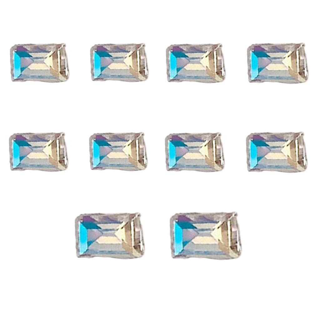 10 ks špičaté kamínky na nehty mini diamantové přívěsky na nehty 3D křišťálové drahokamy šperky DIY manikúra zdobení nehtů