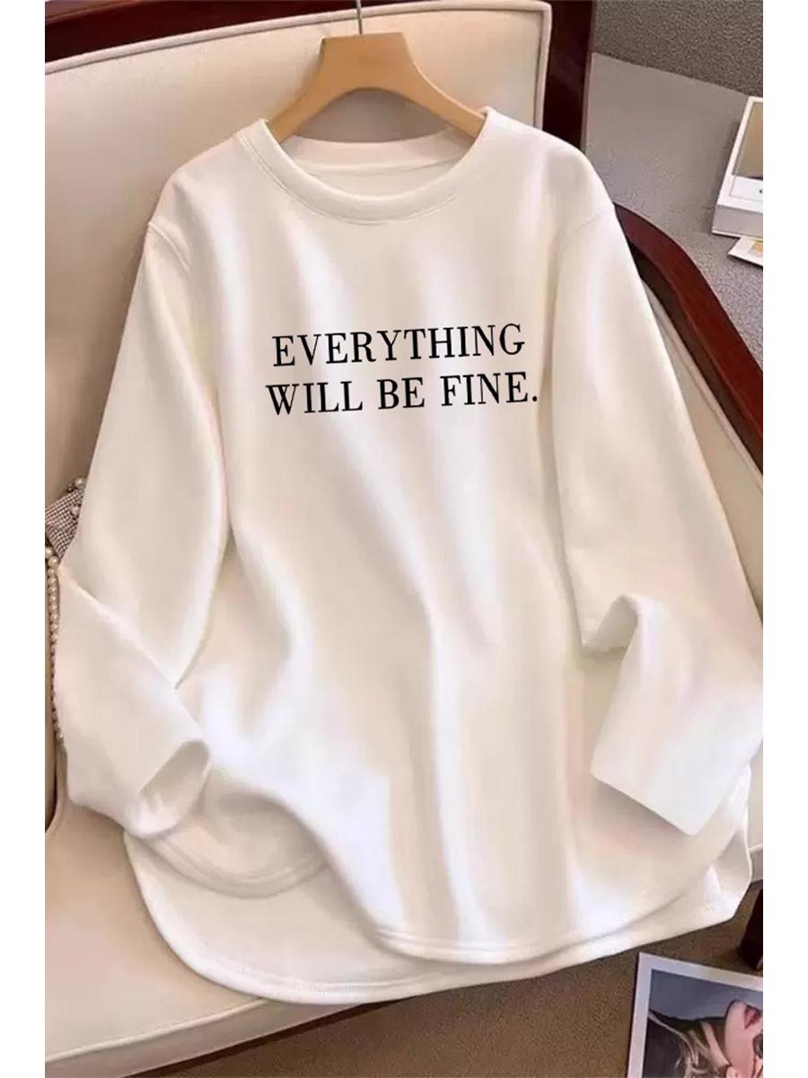 

Женская белая утолщенная рубашка с длинным рукавом с начесом для осени/зимы, длиной до бедер, идеально подходит для сочетания с брюками-акулами XXL