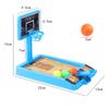 Basketballspielzeug Mini-Basketballständer mit 2 Bällen 1 Basketballfeld Desktop-Spielbrett zur Angstlösung für Kinder ab 3 Jahren