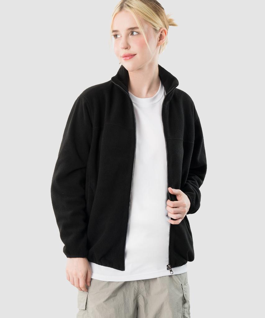 Armedes Unisex Fleece Straight Zip-Up Jacket Ar-609 (3 Colors)
