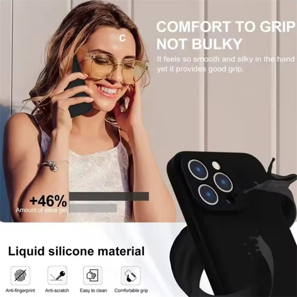 Liquid Silicone Case For iPhone 16 15 14 13 12 11 Pro Max Plus Phone Magnetic Wireless Charger For Magsafe Shockproof Back Cover