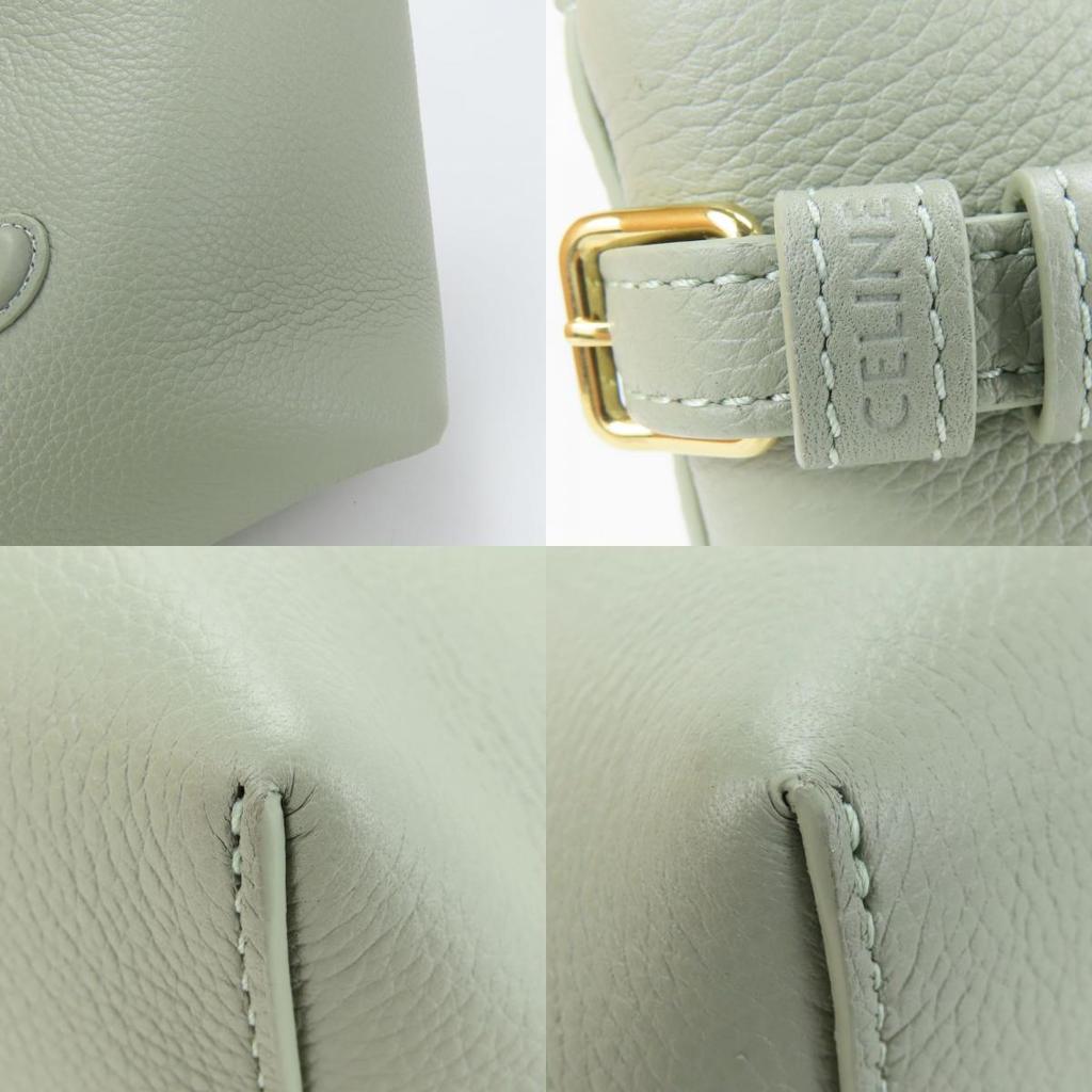Used CELINE Handbag mini hippo Anais leather Light Clay Khaki Triomphe