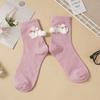Women's Cute 3D Plush Animal Crew Socks Breathable Cotton Mid-Calf Socks Cartoon Panda Dog Bunny Cat Design Casual Socks for Daily Wear