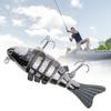 Köder Langlebig Imitation Kunststoff Falsch Mehrgelenkig Swimbait Langsam Sinkend Glidebait4#