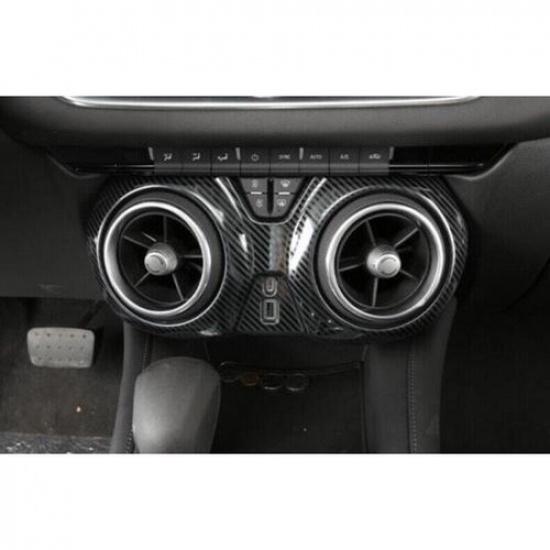 For Chevy Blazer - ABS Carbon Fiber Middle Air Outlet Vent Frame cover