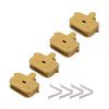 4 Sets Ketone-Based All Metal Bicycle Disc Brake Pads Electric Scooter Brake Pads  Bike Accessories