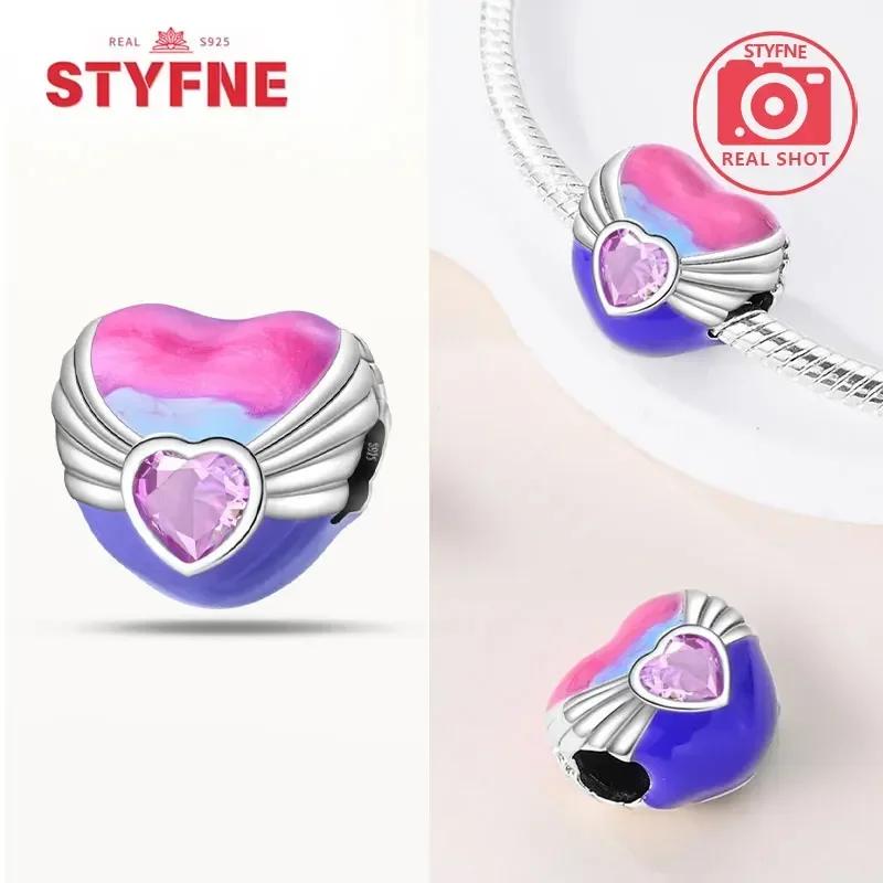 Real Copperour Lady Charm Bead The Virgin Mary Dangle Fitoriginal Bracelet Fine Jewelry Diy Gift For Women