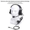 Military Headset 7.1mm Plug Noise Reduction Sound Pick Up Headphone with U94 PPT for     VX‑6R VX‑7R