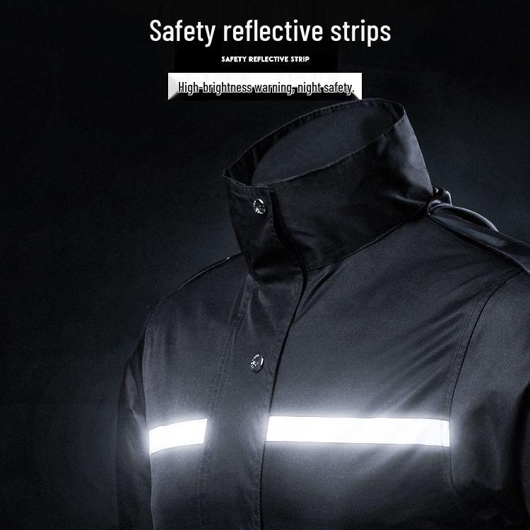 Ensemble Imperméable Réfléchissant Pantalon et Veste pour Motocyclistes