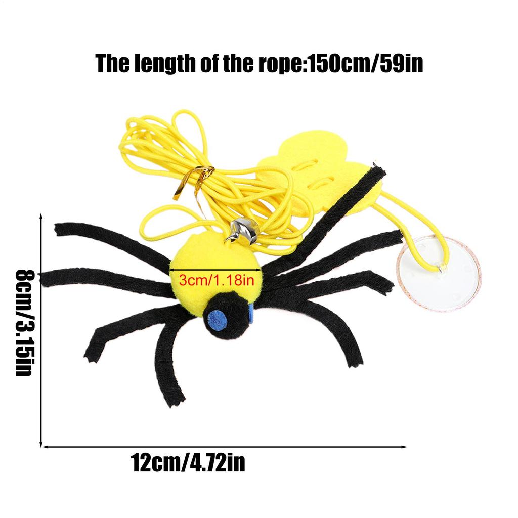 Cat Door Toy Hangable Elastic String Spider Game Interactive Toys For Cats For Puppy Kitten Small Medium Large Breed Pet