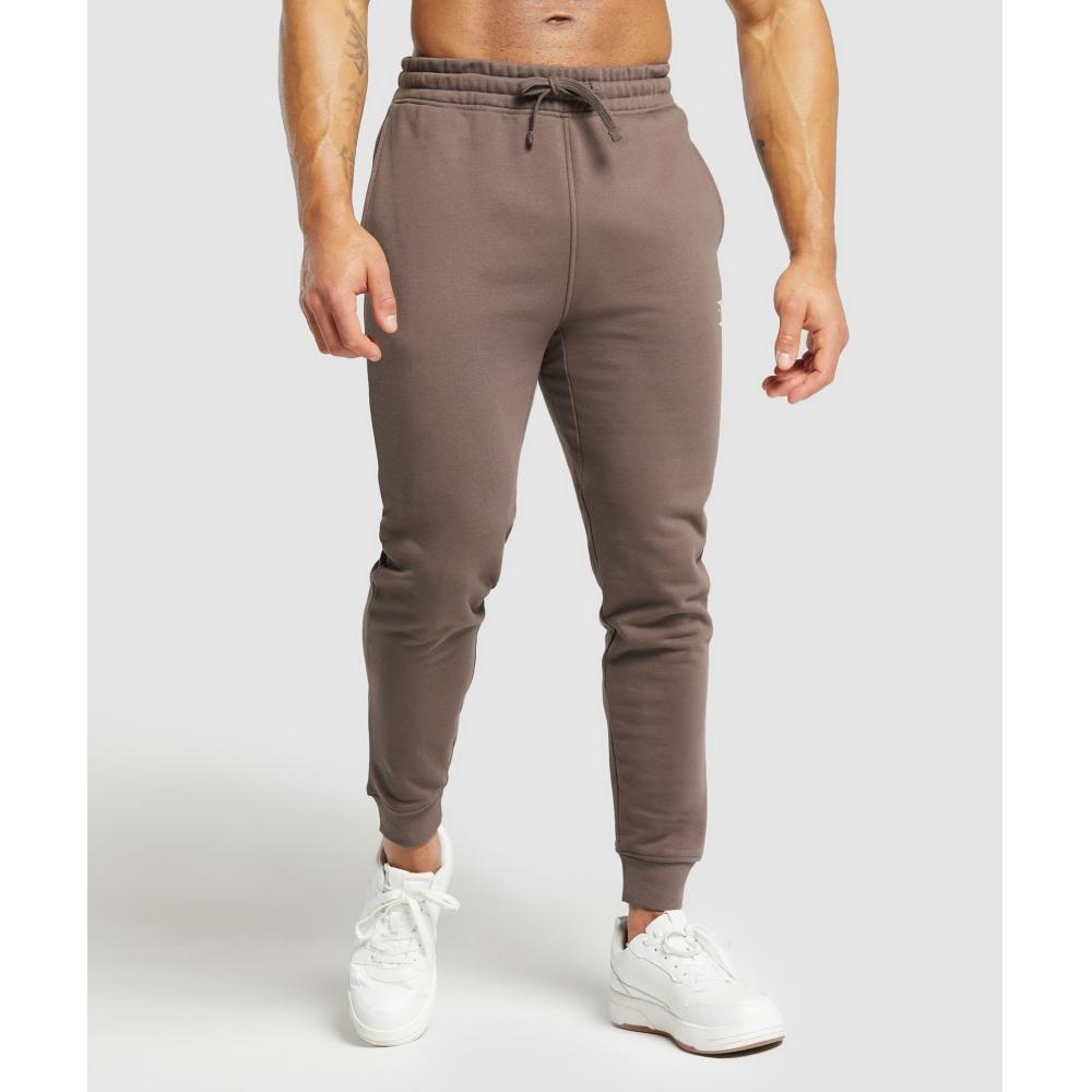 

GYMSHARK Crest Joggers Truffle Brown A2A4H NBH4 3XL