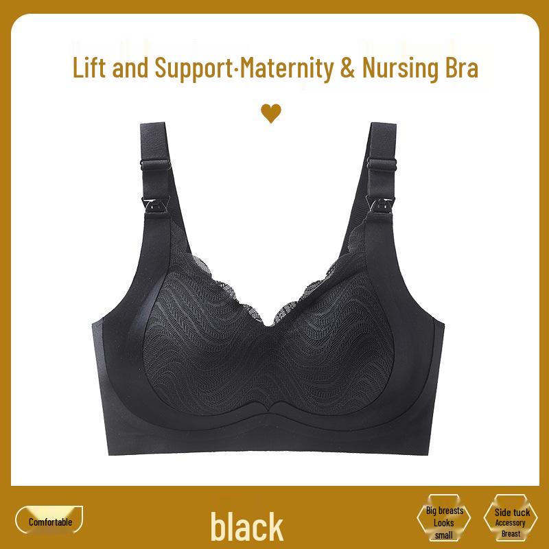 Sömlös amnings-bh för gravida - Mot sidofett, Mot häng, Postpartum, Stor storlek
