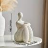 Abstract Seated Figure Home Decor Items Sculptures Minimalist Artistic Resin Statuesinterior Decoration Desktop Accent Ornaments
